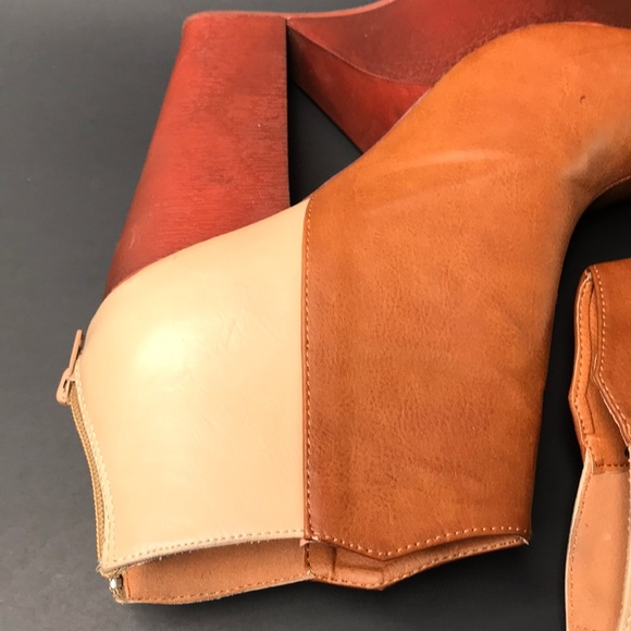 Modern Aesthetic Platform Shoes Ankle Booties - Picture 6 of 14